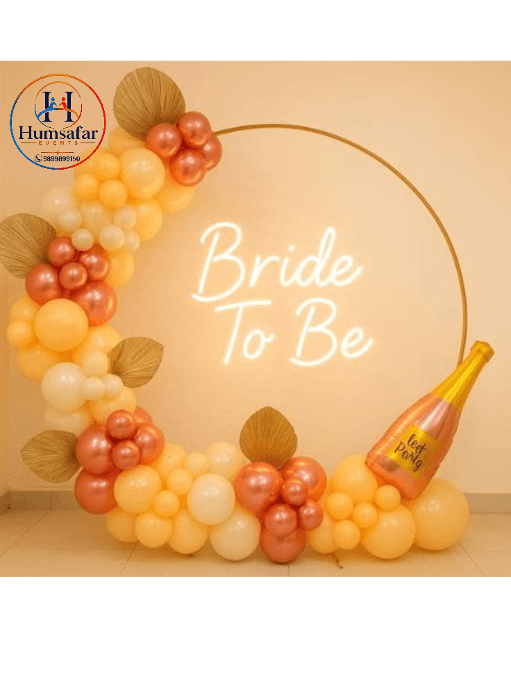 Peach & Rose Gold Boho Bride to Be Ring Setup