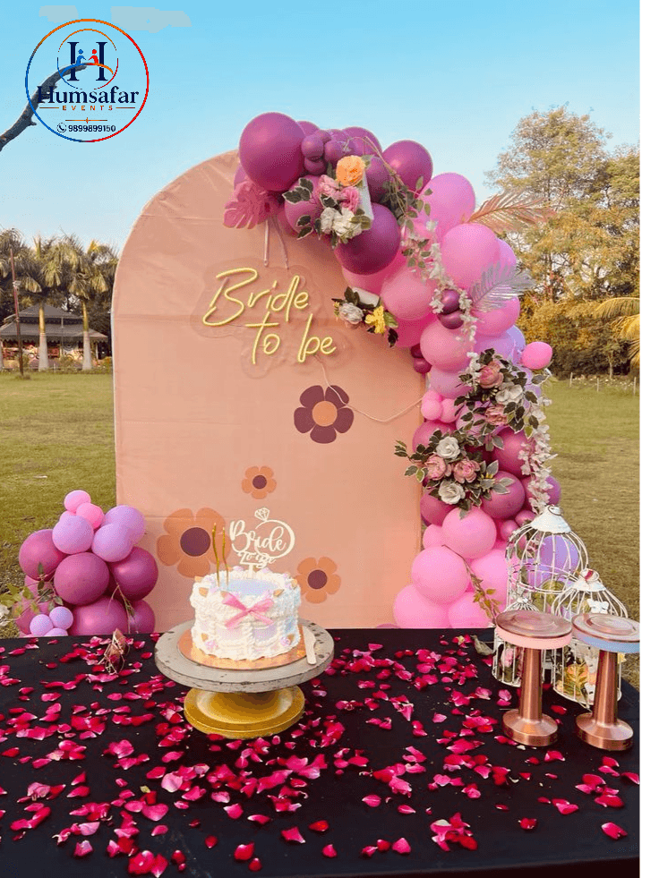 Pastel Floral Bride-to-Be Setup