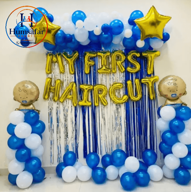 "My First Haircut" Mundan Decor