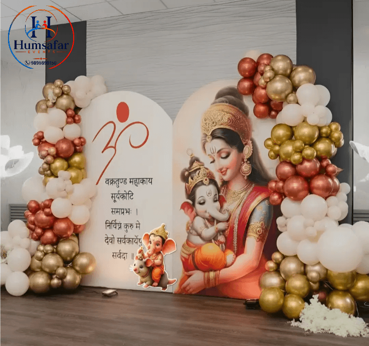 Personalized Mundan Welcome Board Decor