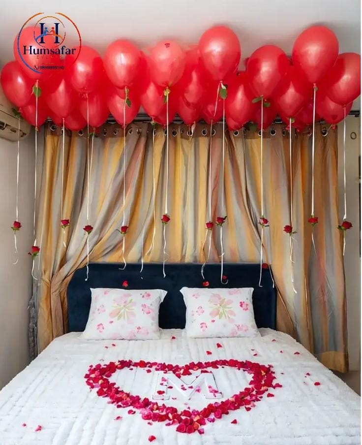 Rose-Ribbon Romantic Bedroom Decor