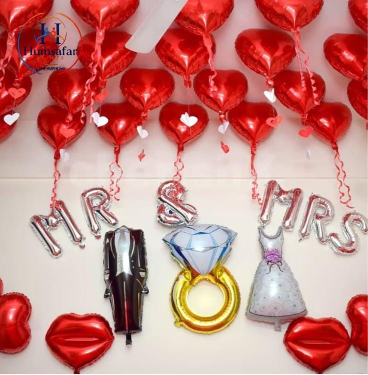 Wedding & Newlywed Balloon Backdrop