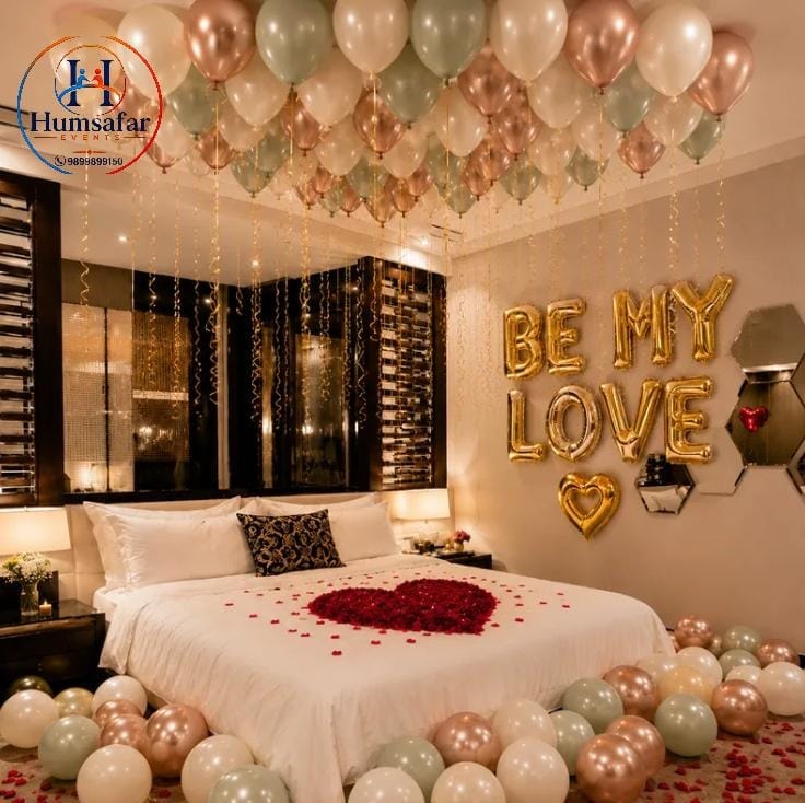 Elegant "Be My Love" Romantic Bedroom Decor