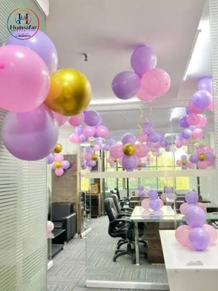 Office Balloon Celebration Decor