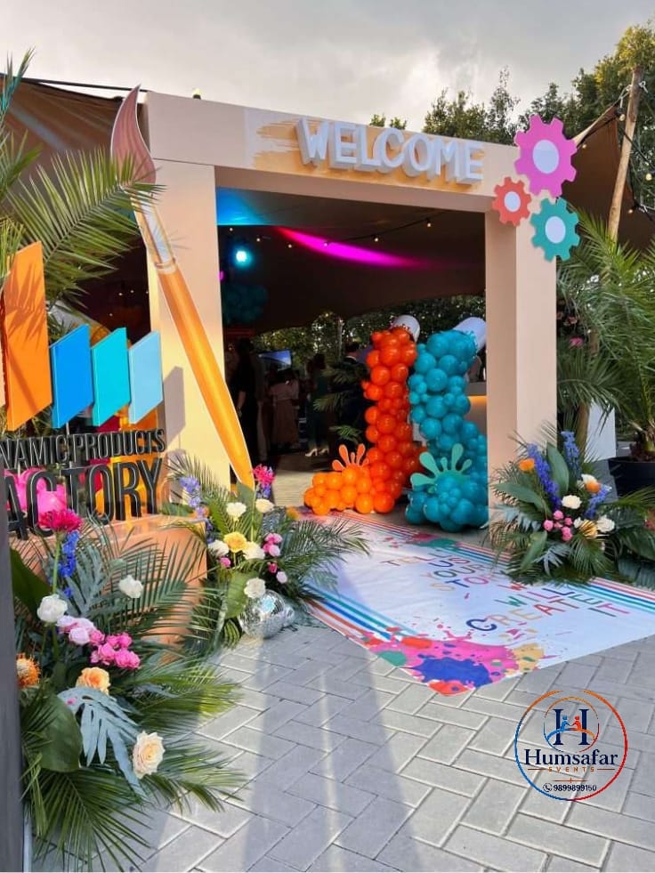Creative Event Welcome Arch
