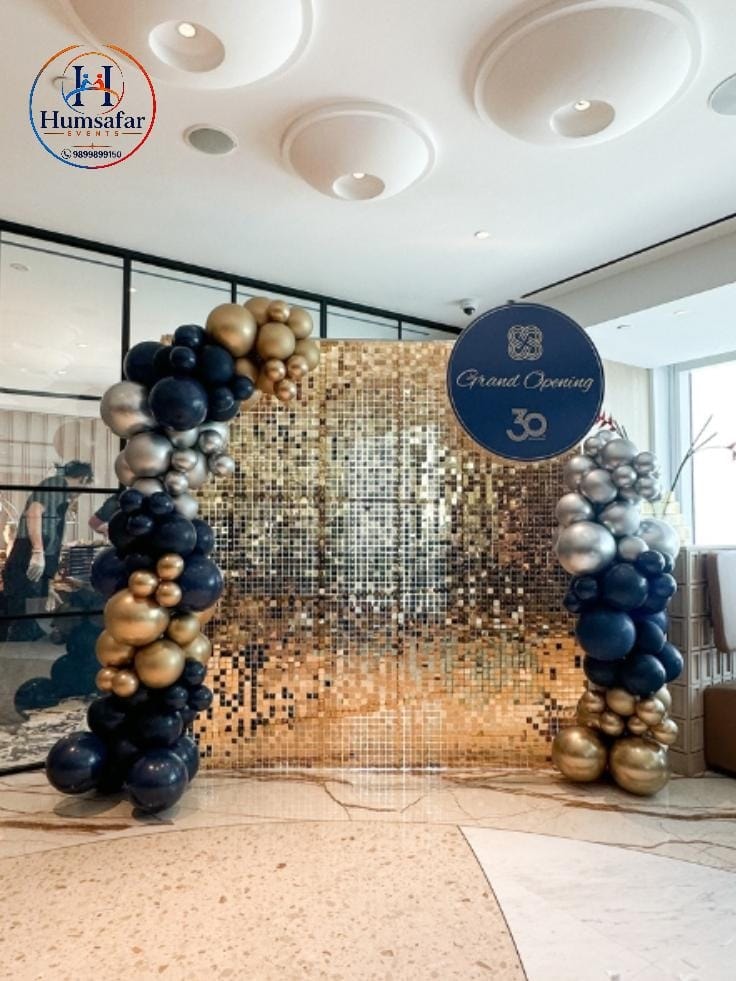 Grand Opening Shimmer Backdrop