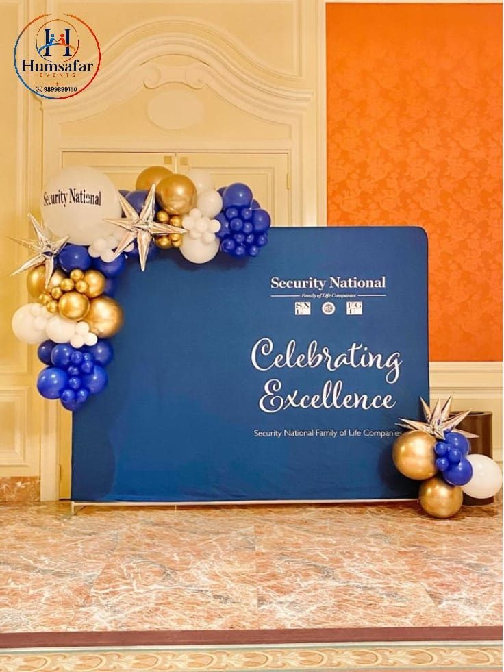 Celebrating Excellence Corporate Backdrop