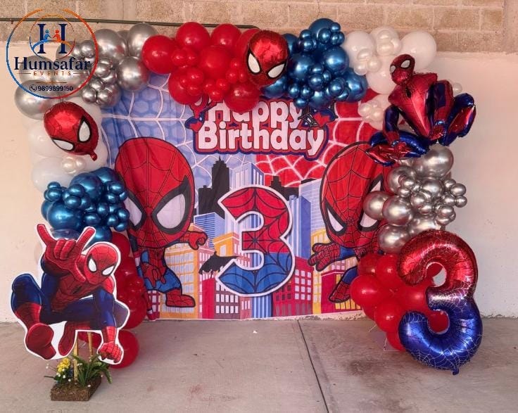 3rd Birthday Spider-Man Cityscape Display