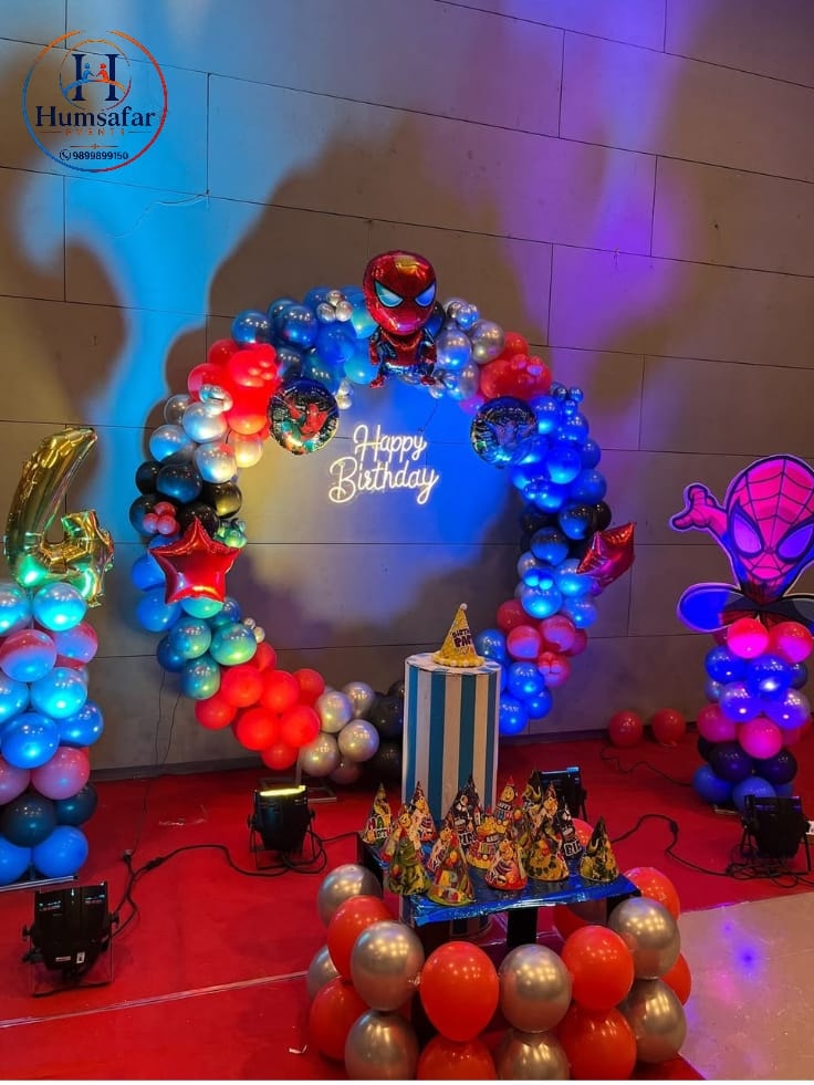 Illuminated Spider-Man Ring Backdrop