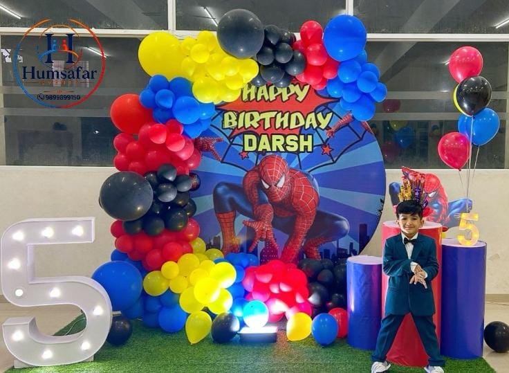 Darsh's 5th Superhero Action Circle Display