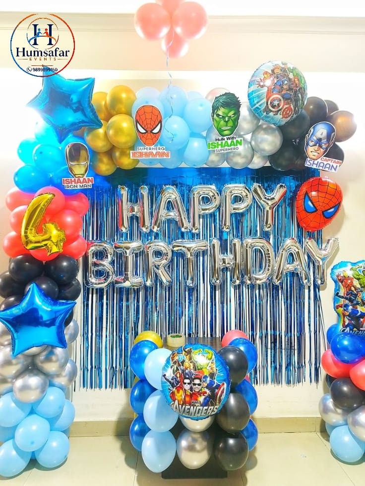 Ishaan's 4th Avengers Shimmer Fringe Wall