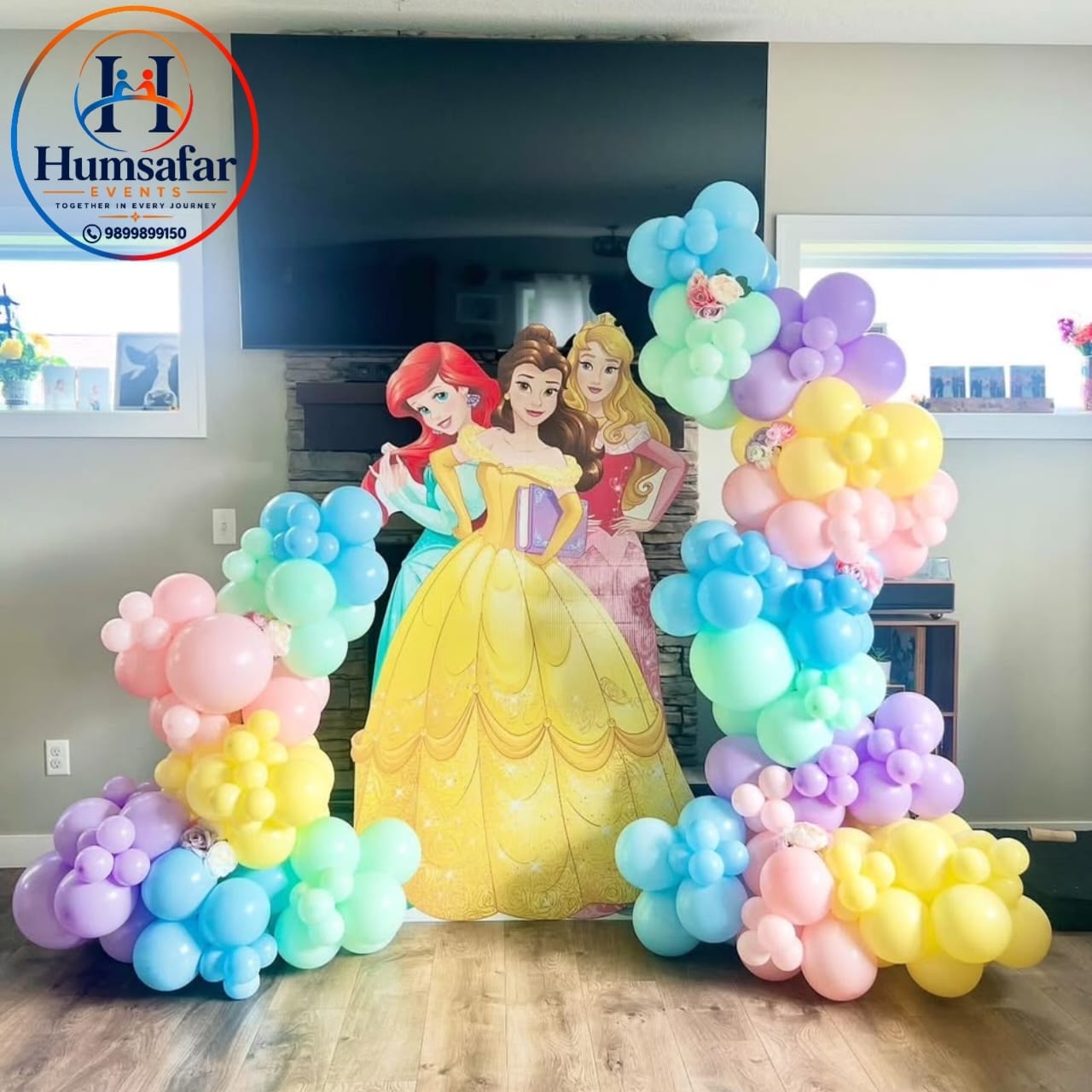 Disney Princess Free-Standing Balloon Frame