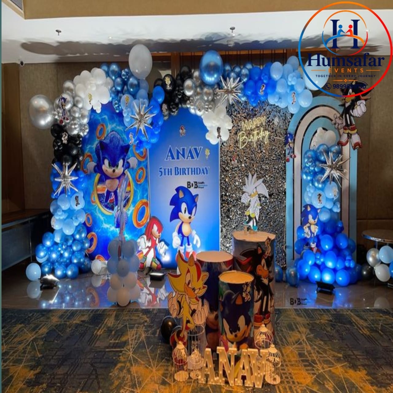 Sonic the Hedgehog Multi-Panel 5th Birthday Stage