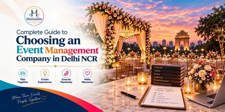 Complete Guide to Choosing an Event Management Company in Delhi NCR